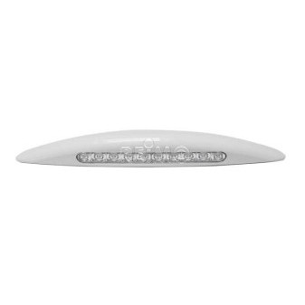 Světlo markýzy bílé, 10x0.5W LED 4000K, sklo čiré