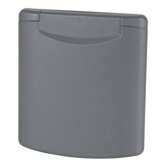 Zásuvka přívodní CEE 230 V 16 A s magnetickým uzávěrem tmavě šedá