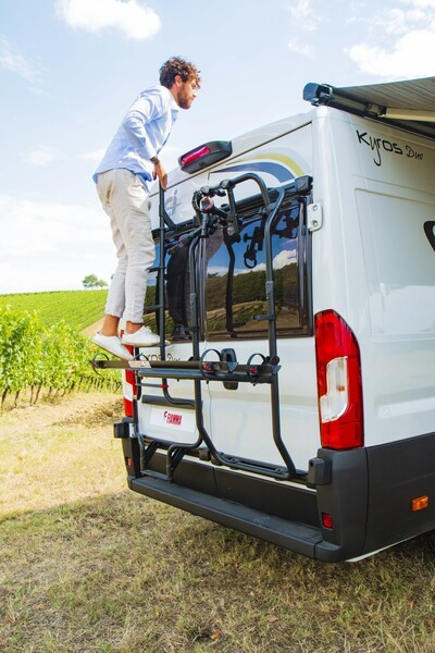 Žebřík na zadní dveře Fiamma Ladder DeLuxe 6 DJ, Ducato / Boxer / Jumper (od 2006), sytě černý