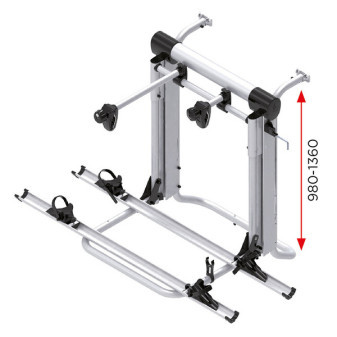 Nosič kol zadní elektrický Thule Prostor Bike Lift Std (nosnost 60 kg, stříbrný, 12V motor)