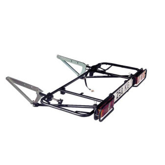Zadní nosič motocyklů Cate 800 x 1400 mm pro dodávky a obytné vozy (nosnost 300 kg)