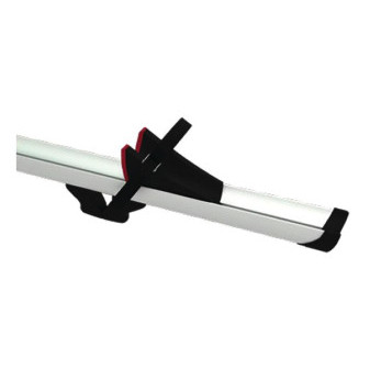 Kolejnice nosiče kol Fiamma Rail Premium S Fat Bike (pro pláště do 5", posuvná, délka 128 cm, stříbrná)