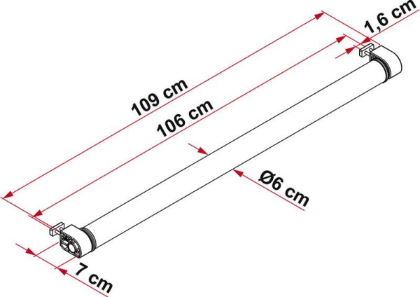 Lišta nakládací rolovací Roller Roof Rail na střešní nosič
