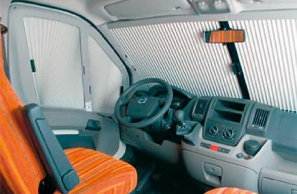 Zatemňovací systém kabiny REMIfront IV – čelní sklo, Fiat Ducato X250 (2006–2011)