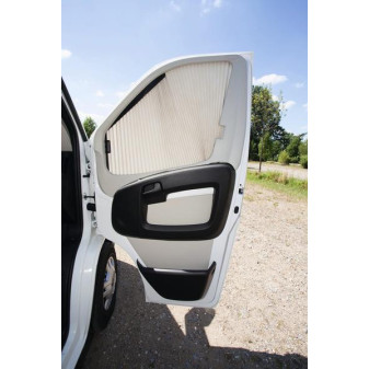 Zatemňovací rolety bočních oken REMIfront IV pro Fiat Ducato S8, pár (levá + pravá), béžová