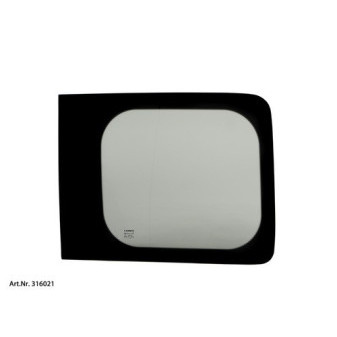 Boční pevné okno CARBEST pro VW Caddy Maxi (2009-2020), zadní levé, 1044x545mm, tonované
