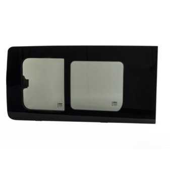 Boční posuvné okno CARBEST pro VW Caddy Maxi (2009-2020), přední pravé, 714x538mm, tonované
