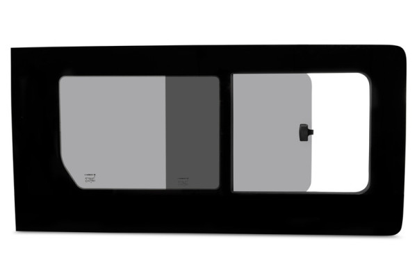 Boční posuvné okno CARBEST pro VW Crafter (2018- ), přední levé, 1488x713mm, tonované