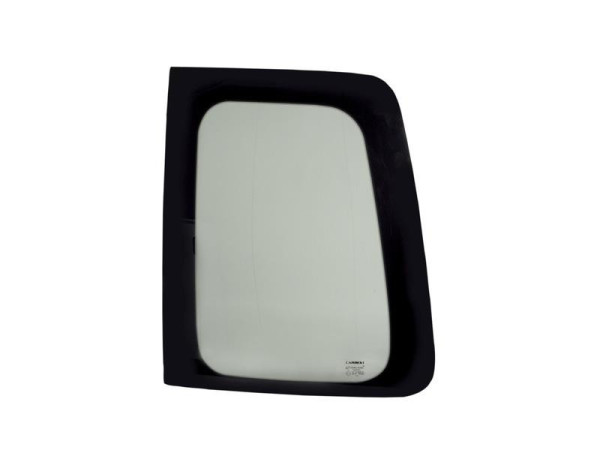 Tmavě tónované pevné bezpečnostní okno pro pravé zadní dveře Volkswagen Caddy Maxi (591 × 504 mm, 2008–2020)