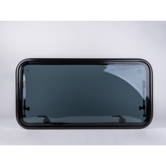 Výklopné okno pro prohnuté stěny Polyvision Curved, 900 × 550 mm