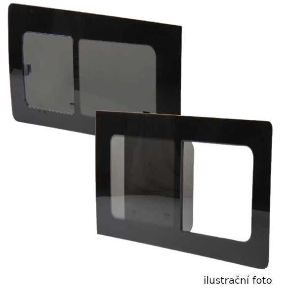 Posuvné okno pro Fiat Ducato, Peugeot Boxer a Citroën Jumper od modelového roku 2007, 1128x665mm, zadní levé, tonované