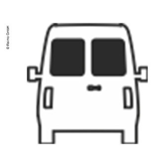 Okno pevné zadní pro VW Crafter a MAN TGE levé 776x649mm (od r.v. 2018, tónované)