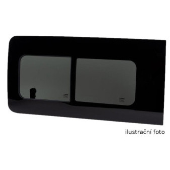 Okno posuvné boční pro Citroën Jumpy / Peugeot Expert / Toyota ProAce / Opel Vivaro / Fiat Scudo (vpravo vpředu, 1100 × 541 mm)