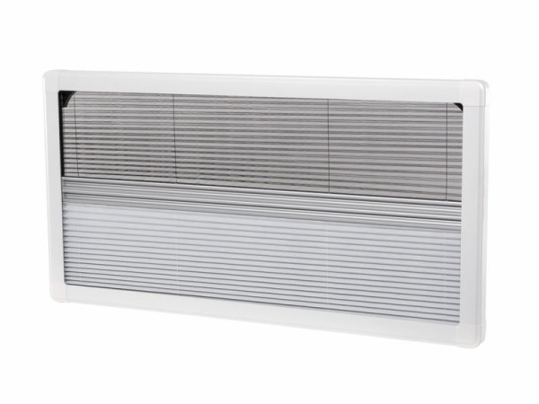 Vnitřní rám se zatemněním a sítí proti hmyzu Carbest COMFORT 800 × 450 mm (kombinovaná roleta, hliníkový rám)
