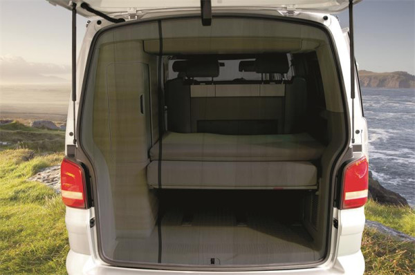 Moskytiéra zadních výklopných dveří pro VW T5 (od r.v. 2003) – černá