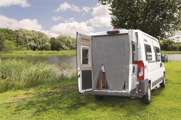 Síť proti hmyzu pro zadní dveře Fiat Ducato / Citroën Jumper / Peugeot Boxer (pro vysoký výřez dveří H2)