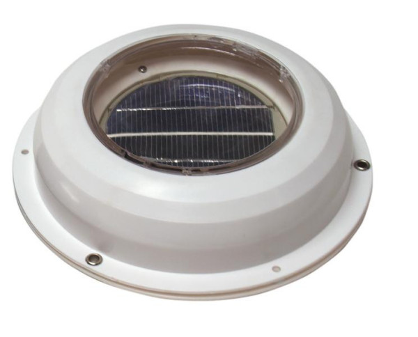 Ventilátor solární střešní průměr 215 mm s vypínačem pro obytné vozy karavany a lodě