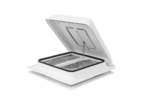 Střešní okno Fiamma Turbo-Vent 12V (40 × 40 cm, bílé)