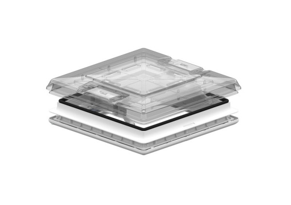 Okno střešní Fiamma Vent 50 (50 × 50 cm, Crystal / matný průhled)