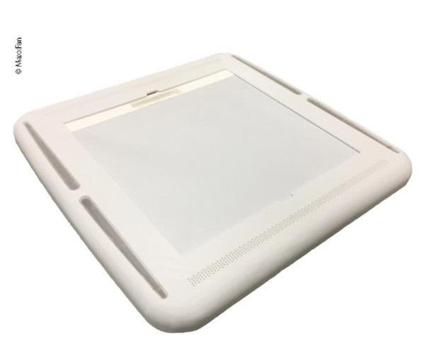 Roleta vnitřní zatemňovací Maxxair MaxxShade s LED osvětlením pro střešní ventilátory MaxxFan / Turbo Vent (495 × 475 mm, bílá)