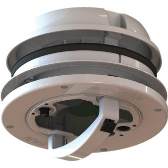 Ventilátor střešní Maxxair MaxxFan Dome Plus 12V s LED osvětlením – bílý