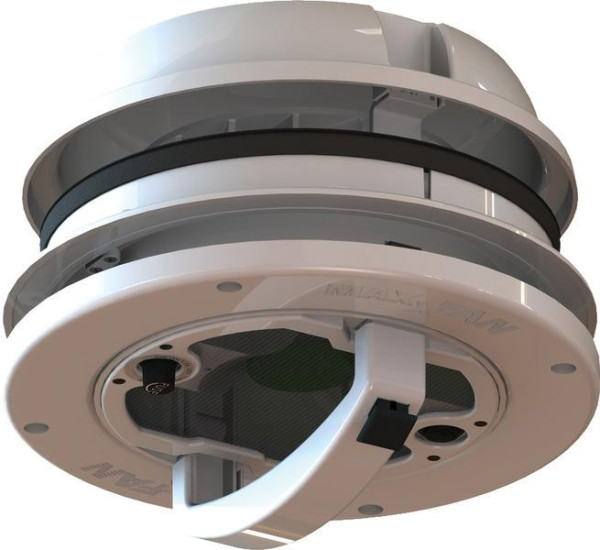 Ventilátor střešní Maxxair MaxxFan Dome Plus 12V s LED osvětlením – bílý