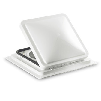 Střešní okno s ventilátorem Dometic FanTastic Vent 7350, 400 × 400 mm, bílé