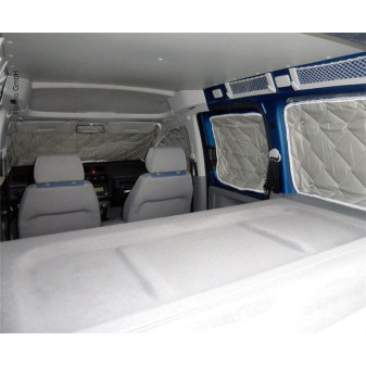 Vnitřní termoclony Isoflex pro VW Caddy Maxi (2004–2020) – kompletní 8dílná sada