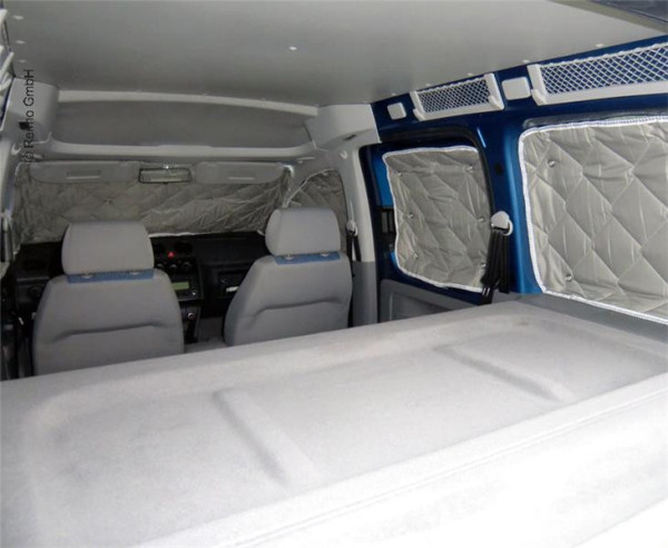Vnitřní termoclony Isoflex pro VW Caddy Maxi (2004–2020) – kompletní 8dílná sada