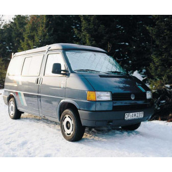 Vnitřní termoclona Isoflex 4dílná sada pro okna boční zadní s klima ve stropnici VW T4