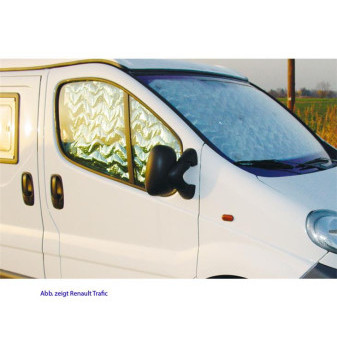 Vnitřní termoclona Isoflex 3dílná sada pro okna kabiny řidiče Ford Transit (2000-2012)