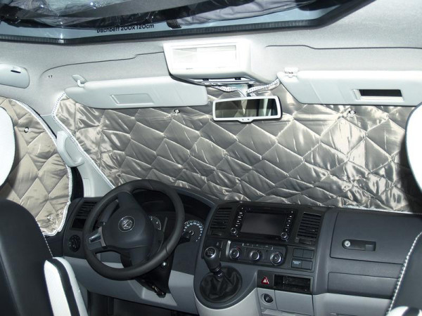 Sada termoclon vnitřních Isoflex 9vrstvá pro Ford Transit Custom od roku výroby 2012 3dílná do kabiny řidiče s přísavkami