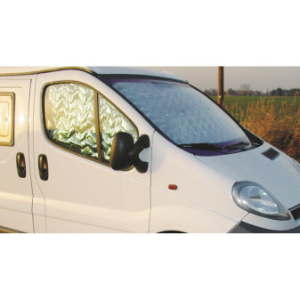 Vnitřní termoclona Isoflex 3dílná sada pro okna kabiny řidiče Renault Traffic (2001-2014)/Opel Vivaro (2001-2014)/Nissan Primastar (2002-2016)