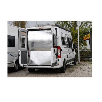 Izolace zadních křídlových dveří pro Fiat Ducato (od r. v. 07/2014), dvoudílná, vysoký výřez, světle béžová