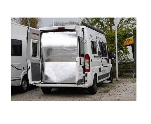 Izolace zadních křídlových dveří pro Fiat Ducato (od r. v. 07/2014), dvoudílná, vysoký výřez, světle béžová