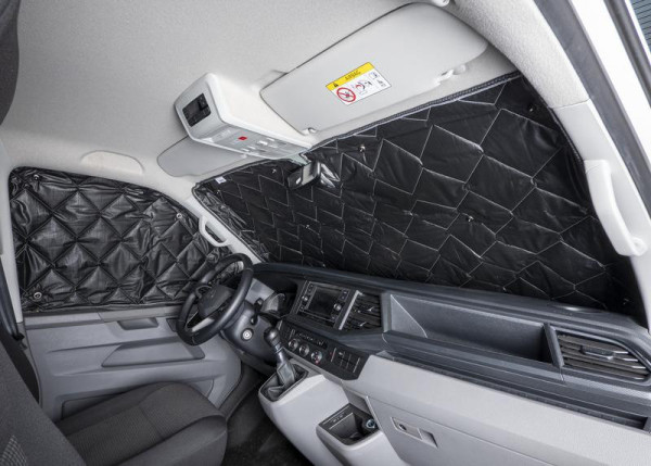 Rohože termické kabinové Blackline pro VW Caddy od 2021, 9vrstvé (sada 3 ks)