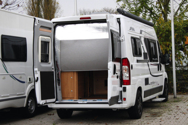Termoclona a izolace zadních dveří Isoflex pro Fiat Ducato (vysoký výřez, šedá)