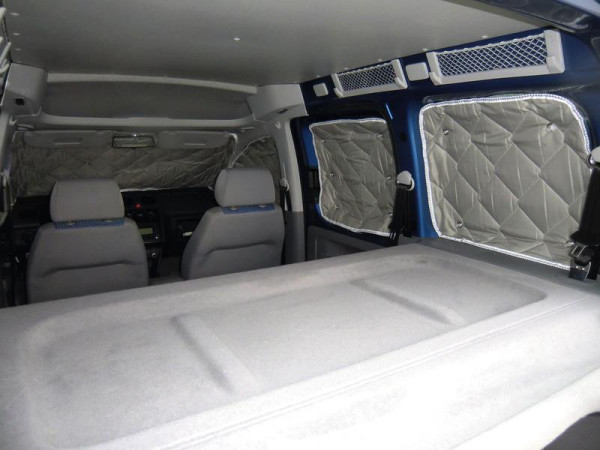 Sada termoclon Isoflex pro VW T5 / T6 / T6.1 s dřevovláknitým obložením (od 2003, krátký rozvor, 8 dílů)