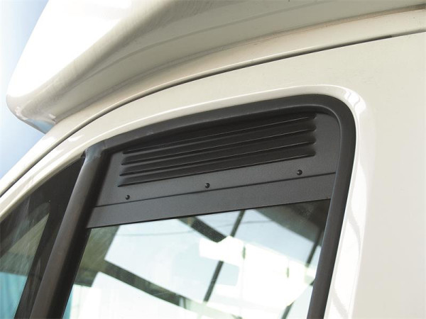 Větrací mřížky Airvent do oken kabiny pro Fiat Ducato od 05/2014 černé