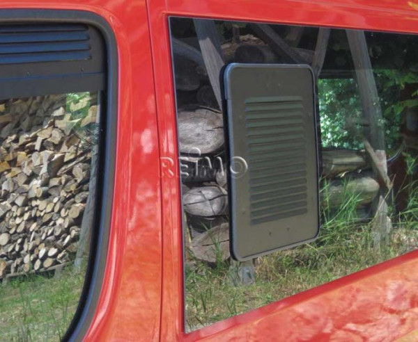 Mřížka větrací Airvent pro široké posuvné okno Fiat Ducato (od 07/2006) – strana řidiče, černá