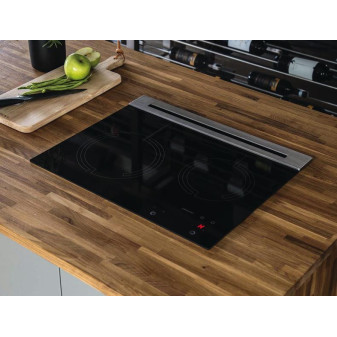 Plynová sklokeramická varná deska DynaCook X2, 2 plotýnky, 2. generace (infrachlazení/ohřev, 545 × 450 mm)