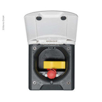 Zásuvka plynová magnetická ABL antracit 130 × 145 mm, pr. 95 mm