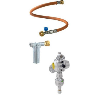Regulátor tlaku plynu GOK Caramatic DriveOne Set (vertikální, 30 mbar, 1,5 kg/h)