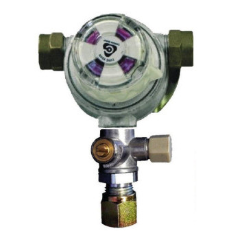 Automatický přepínací systém plynu Multimatik na 2 láhve (50 mbar, výstup 8 mm) se zkušebním ventilem