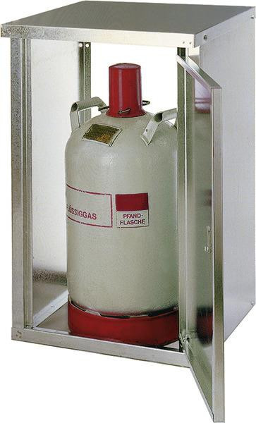 Skříň na plynovou láhev 1× 11 kg (ocelová, s zadní stěnou)