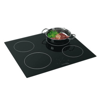 Vařič sklokeramický vestavný 230V, 4 plotýnky (příkon 1200W/1700W/1800W, stufenlos regulace, sklokeramická deska)