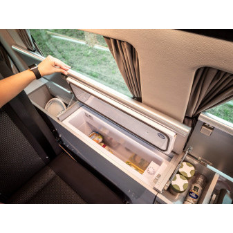 Box chladicí kompresorový Reimo CityVan 26l (vestavný, úzký profil 20 cm, 12V/24V, kompresor Danfoss)