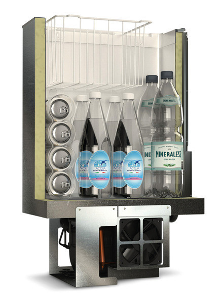 Box chladicí kompresorový vestavný TL35 s externím kompresorem (objem 34 l, 12/24V, úzký profil, šedý)