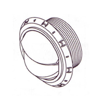 Větrací otvor f.90mm černý