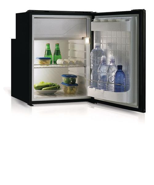 Chladnička kompresorová Vitrifrigo C90i (vestavná, objem 90 l, mrazicí oddíl 9,1 l, napájení 12/24V, systém Airlock, šedá)